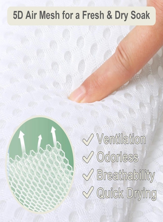 Aiseely Luxury Spa Bath Pillow, Thick Full Body Cushion with Laundry Bag, Non-Slip Memory Foam for Head, Neck, Back Support, Ideal Women's Soaking Tub Gift - Image 3