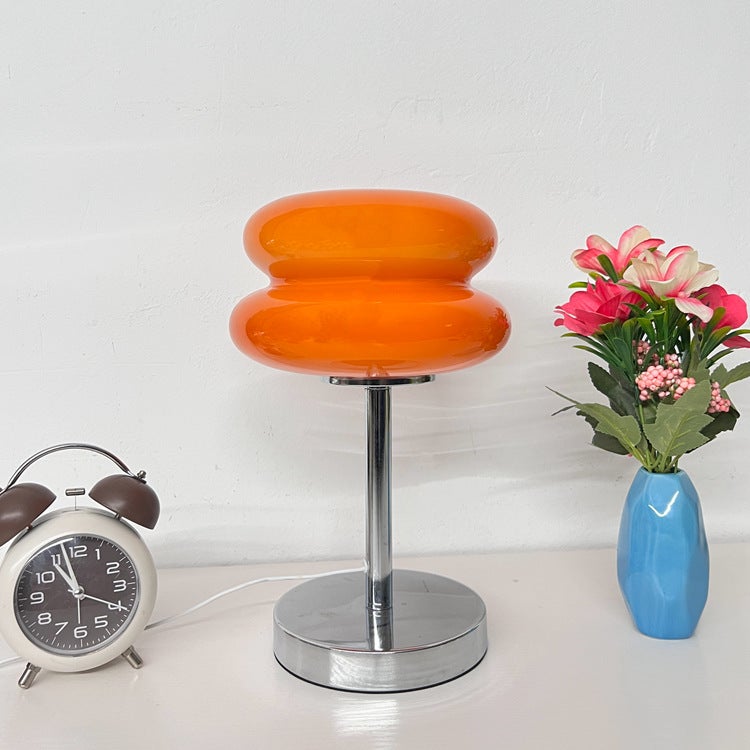 Thick-Soled Bedside Table Lamp For Bedroom And Living Room, Atmosphere Egg Tart Glass Lamp, Bauhaus Lamp, Night Light, Creative Decoration - Image 5