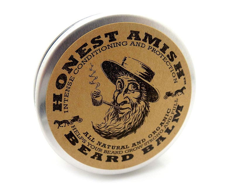 Honest Amish Honest Amish Beard Balm Leave-in Conditioner - Made with only Natural and Organic Ingredients - 2 Ounce Tin  - Image 2