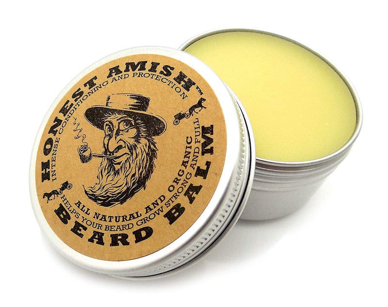 Honest Amish Honest Amish Beard Balm Leave-in Conditioner - Made with only Natural and Organic Ingredients - 2 Ounce Tin  - Image 4