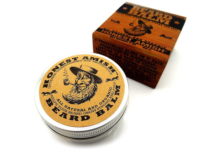 Honest Amish Honest Amish Beard Balm Leave-in Conditioner - Made with only Natural and Organic Ingredients - 2 Ounce Tin  - Image 3