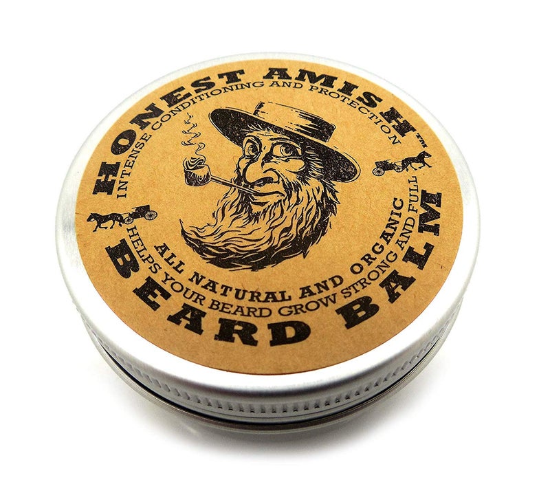 Honest Amish Honest Amish Beard Balm Leave-in Conditioner - Made with only Natural and Organic Ingredients - 2 Ounce Tin  - Image 1