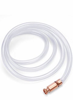 Excefore Gas Siphon 6FT Multi-Purpose Super Easy Pump,1/2" Valve Tubing Safe (White)  - Image 1