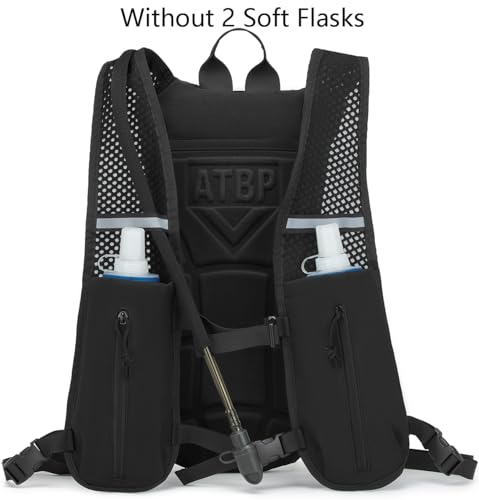 ATBP Running Hydration Vest Pack Tactical 3L Water Bladder Backpack Bag for Cycling Marathon Hiking Daypack Men Women - Image 3