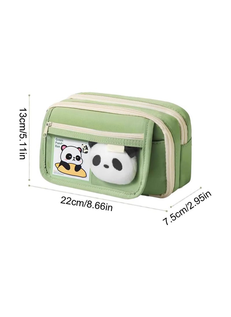 Panda multi-layer Pencil Case  set, Large Capacity Pencil Pouch, Cute and Aesthetic Panda Stationery Supplies, Zipper Pouch for Pens - pzsku/ZB610F178726F847DAEC7Z/45/_/1740725231/8df04e91-02f7-4aef-98f4-b642cbee4c19