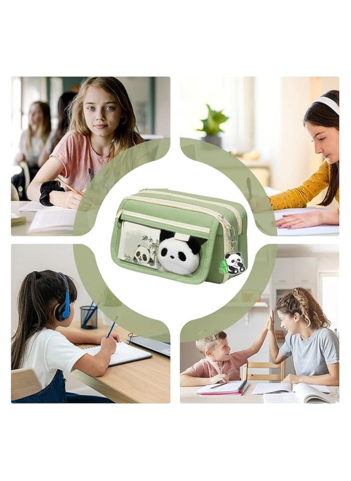 Panda multi-layer Pencil Case  set, Large Capacity Pencil Pouch, Cute and Aesthetic Panda Stationery Supplies, Zipper Pouch for Pens - pzsku/ZB610F178726F847DAEC7Z/45/_/1740725238/7d6a566f-6d6a-4e0d-978e-699e8b679e8e