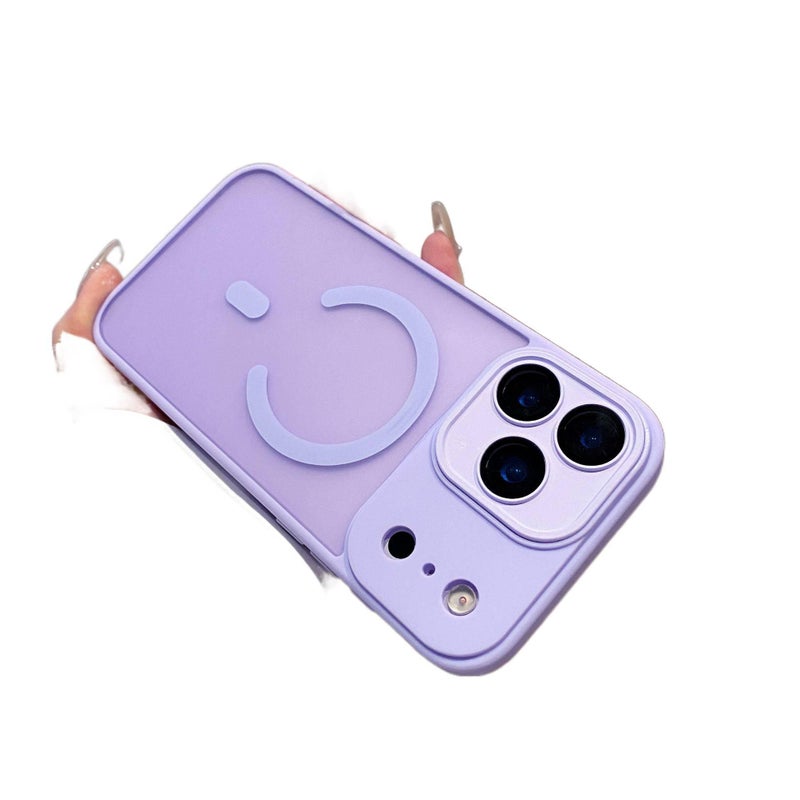 LS PC MagSafe Case for iPhone 17 / 17 Air / 17 Pro / 17 Pro Max with Strong Magnetic and Full Coverage plus Skin Feel plus Frosted in Purple - Image 1
