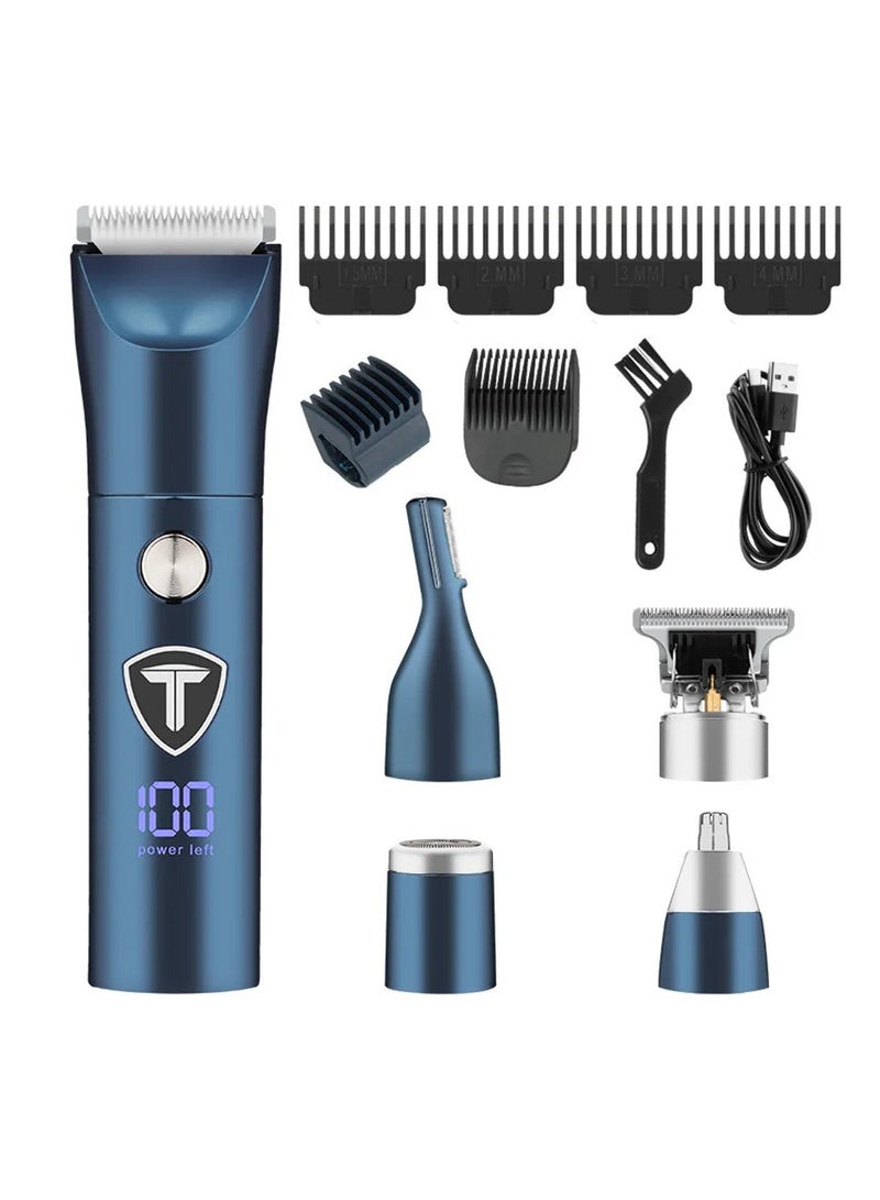 ارواق ماكينة تشذيب الشعر الاحترافية، ماكينة تشذيب الفخذ والجسم للرجال، ماكينة حلاقة كهربائية قابلة للاستبدال، ماكينة حلاقة متعددة الوظائف - Image 1