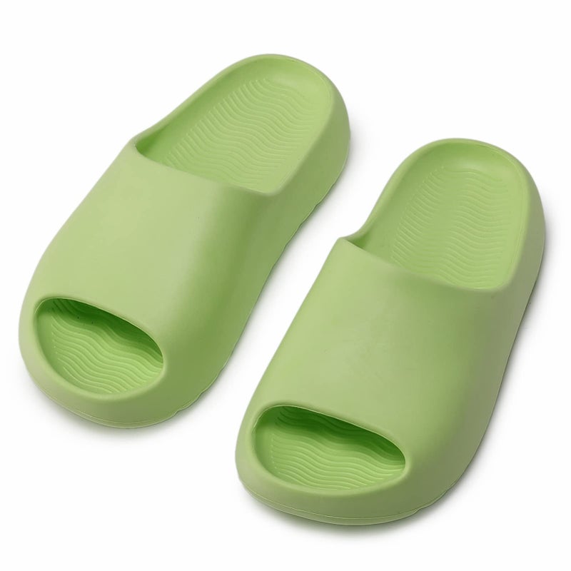 Cushioned Non-Slip Waterproof EVA Slides for Women Men and Kids, Soft Thick Sole Shower Sandals - Image 5