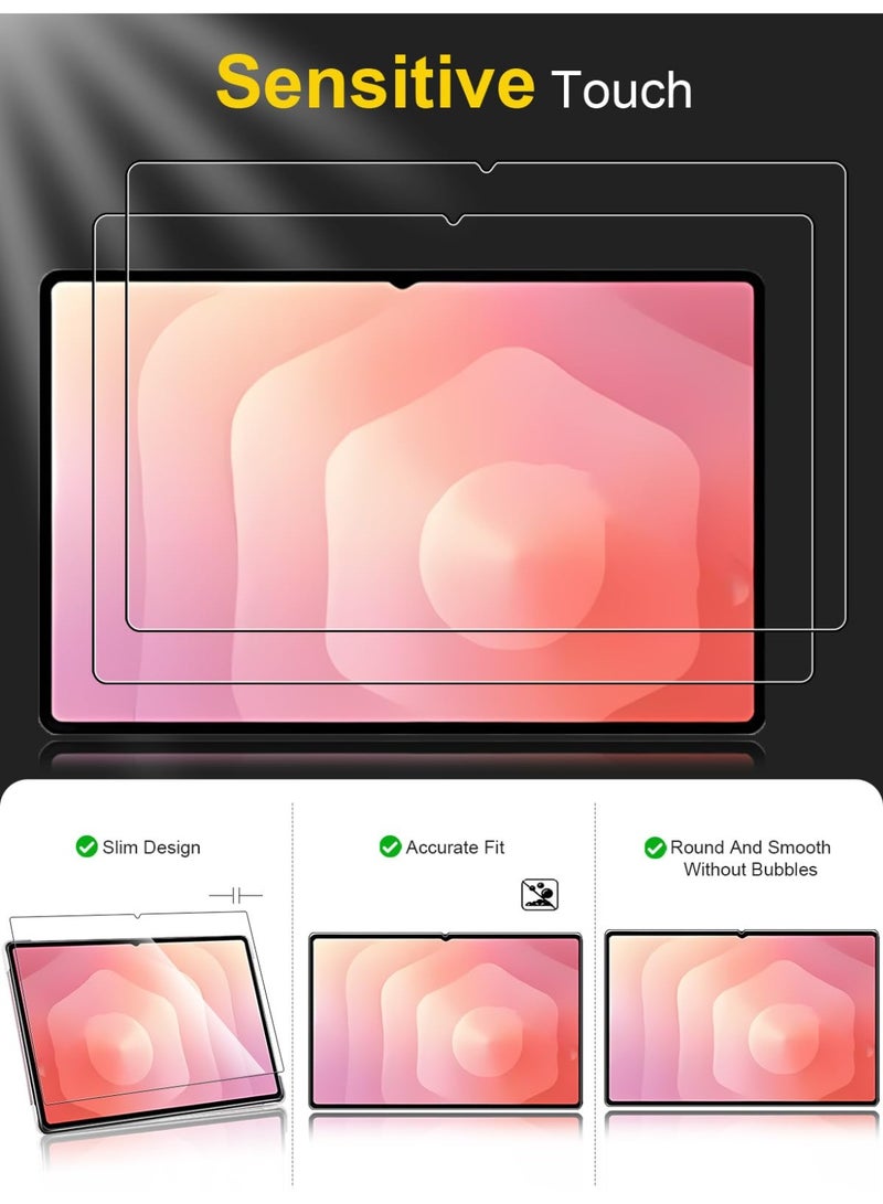 【2 Pack】 Screen Protector Compatible with Samsung Galaxy Tab S11 Ultra 14.6 Inch 2025 Tempered Glass Film, 9H Hardness Anti Scratch Protective Film, Ultra HD Bubble Free - Image 2