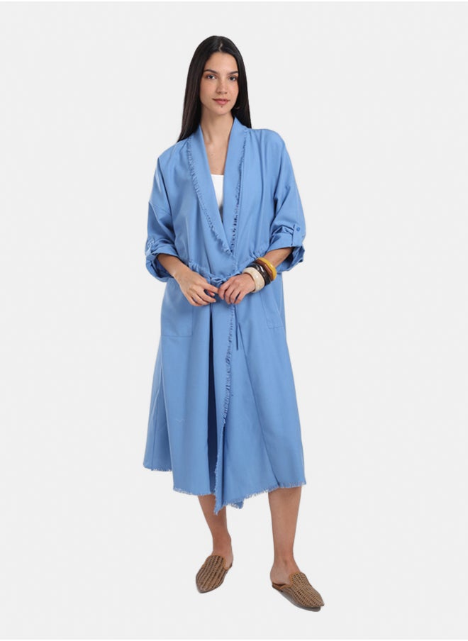 Carina Flowing Polyester Kimono  - Image 5