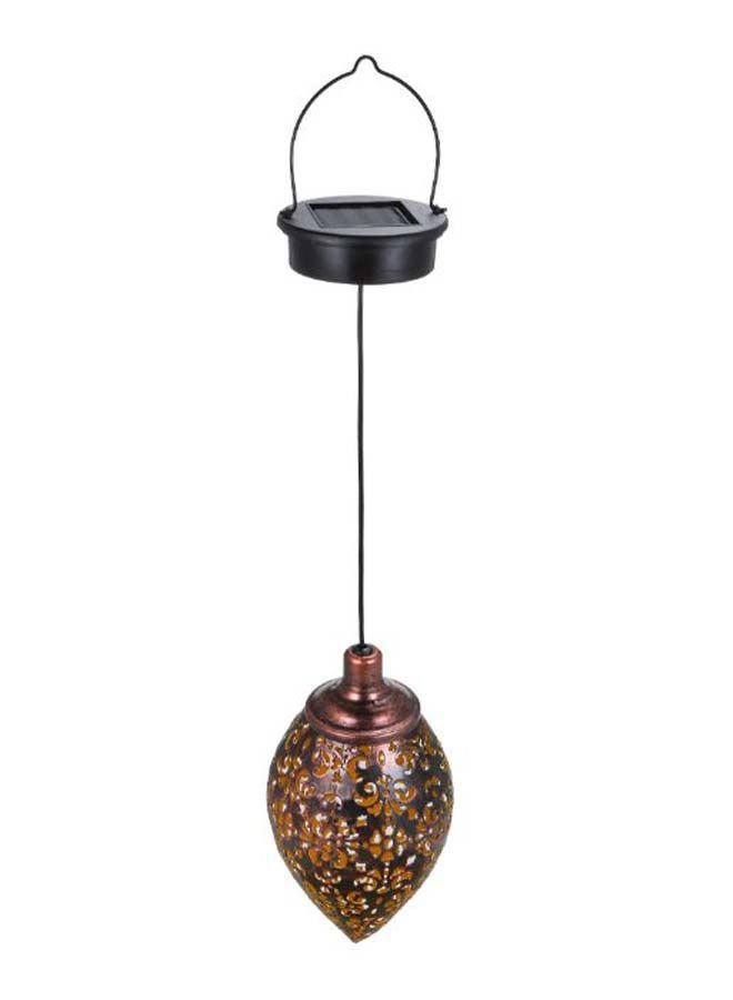 NIBEMINENT Outdoor Decorative Rechargeable Hanging Light Brown/Black