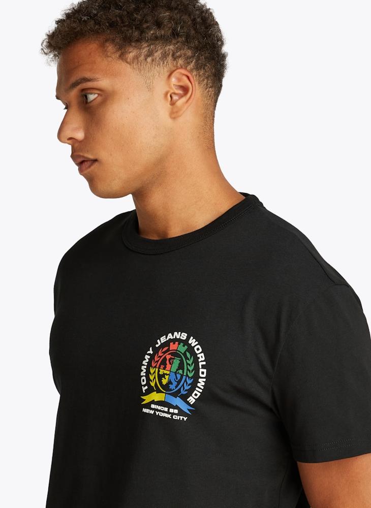 TOMMY JEANS Regular Fit 4Clr Crest T-Shirt  - Image 3