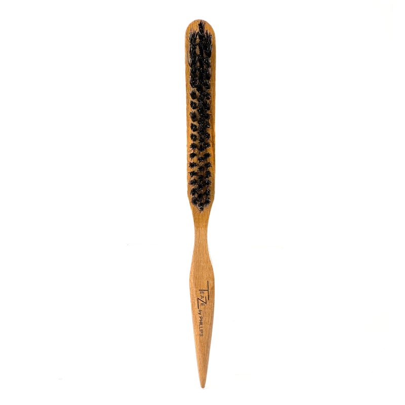 Phillips Brush Phillip Brush Teaze Ultimate Teasing & Detangling Brush, Lightweight Concave Wood Ergonomic Hair Brush - Image 1
