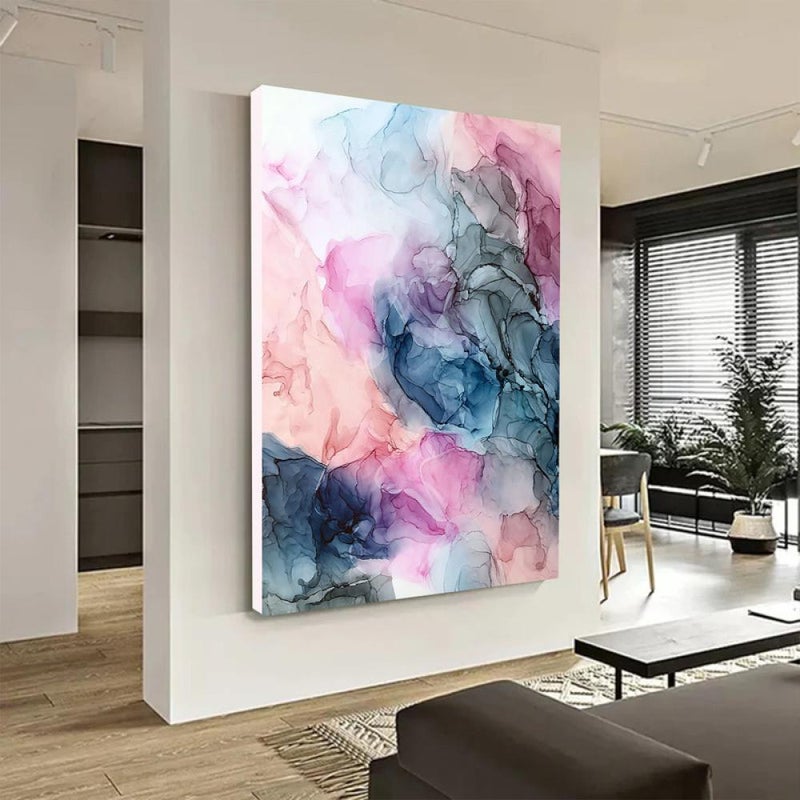 Marktna One piece, abstract art canvas print with a hollow frame, measuring (40×60). - Image 2