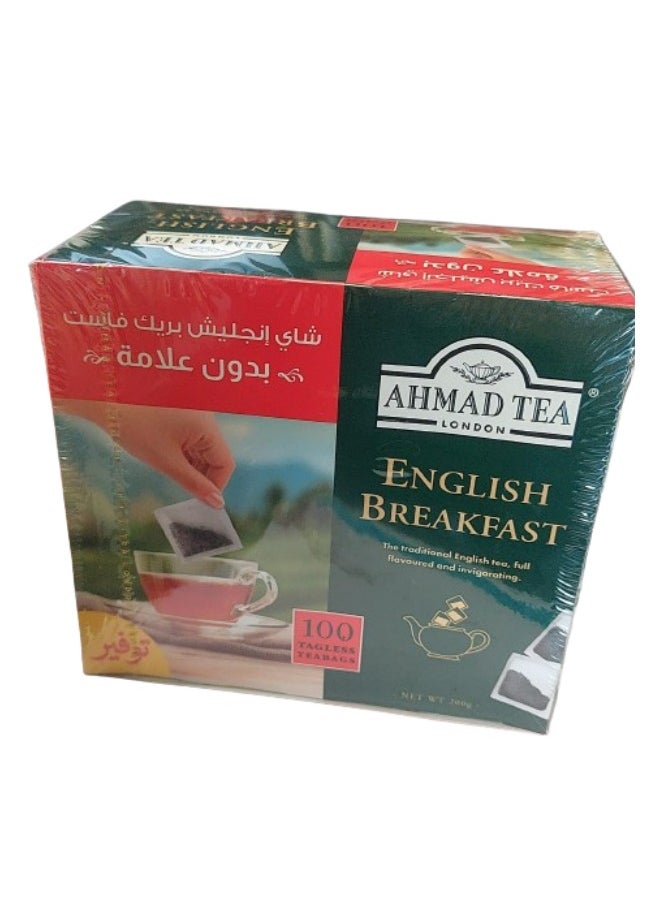 Ahmad Tea English breakfast tea 100 Envelops 