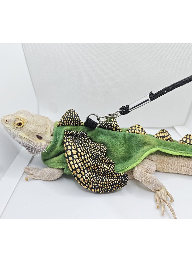 general Outdoor climbing pet harness for chameleons squirrels and dinosaur costumes lizard leash fits small to medium-sized climbing pets - Image 2