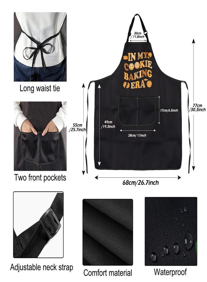 PXTIDY Baking Apron Baking Chef Gift Lover Gifts Pastry Chef Apron In My Cooookie Baking Era - Image 3