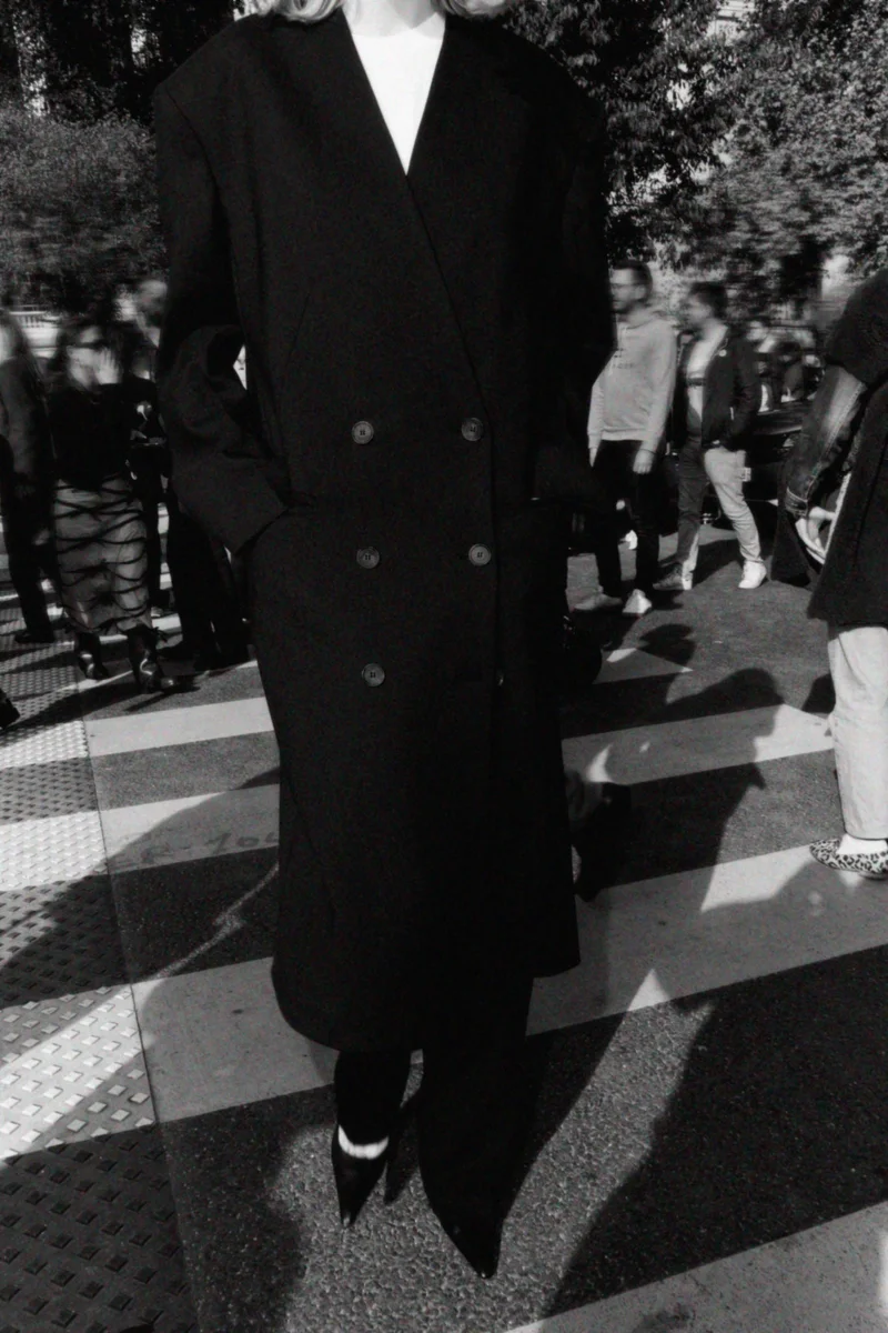 H&M Wool-blend blazer coat