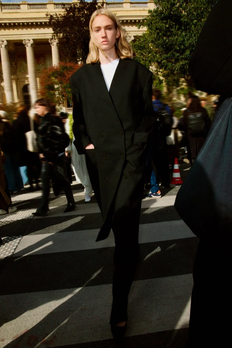 H&M Wool-blend blazer coat