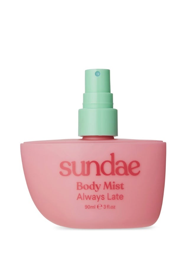 سنداي معطر الشعر والجسم SUNDAE - Always Late 90 مل - Image 3