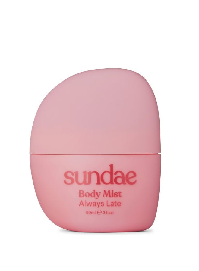 سنداي معطر الشعر والجسم SUNDAE - Always Late 90 مل - Image 4