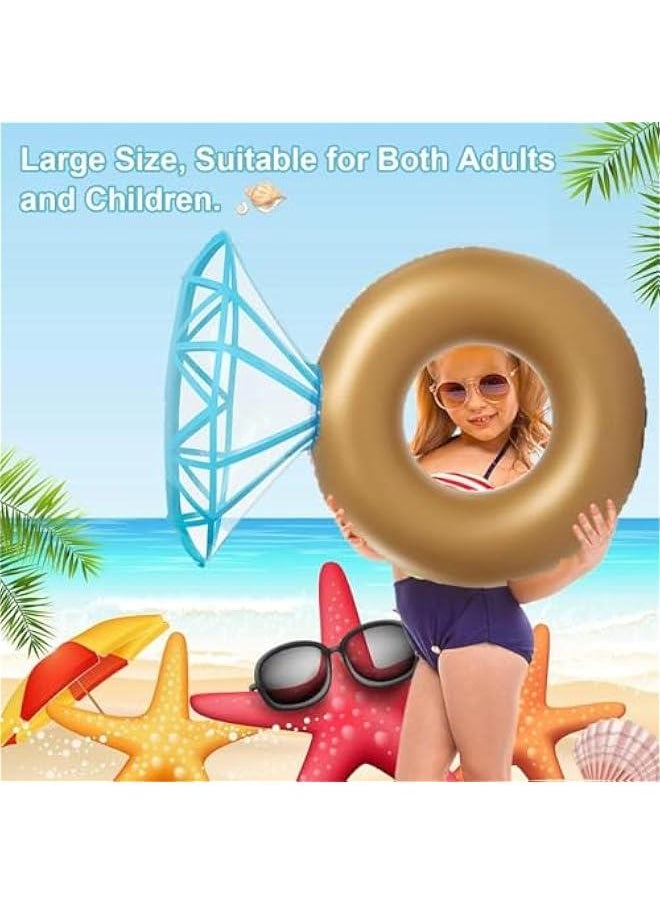 HOOKOR Inflatable Diamond Ring Pool Float - Engagement Ring Bachelorette Party Float Stagette Decorations Swimming Tube Floaty Outdoor Water Lounge for Adults & Kids  - Image 4