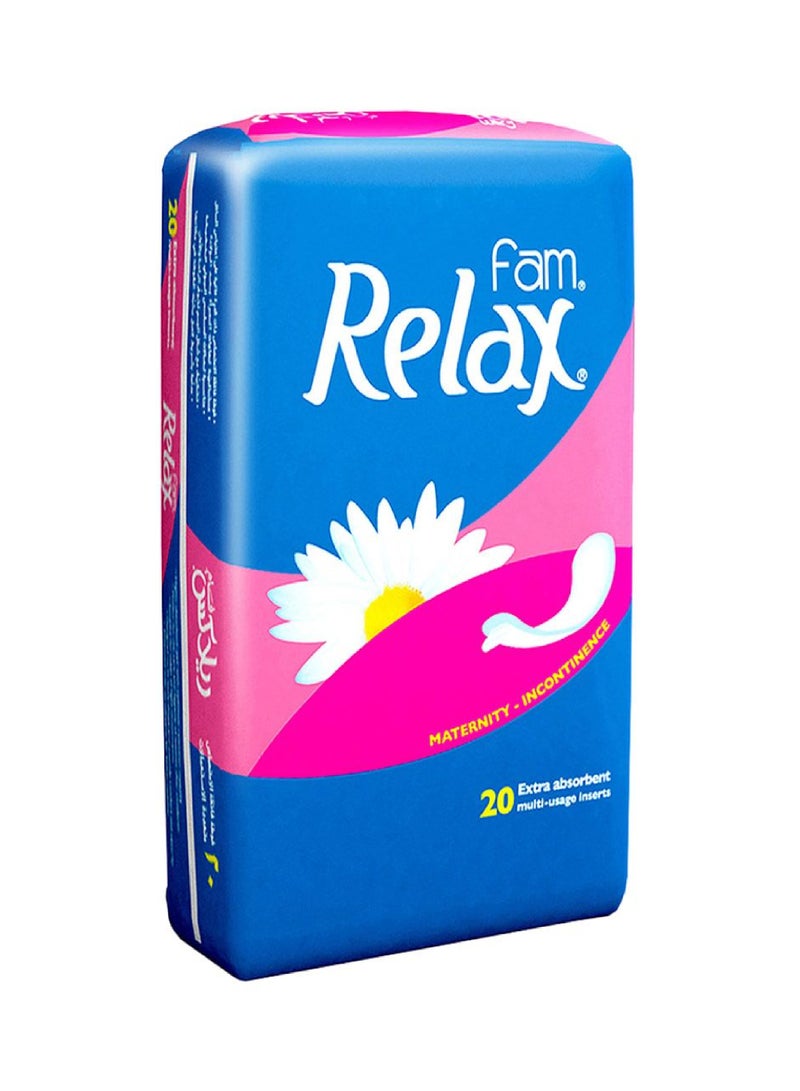 FAM RELAX MATERNITY-INCONTINENCE PADS 20'S