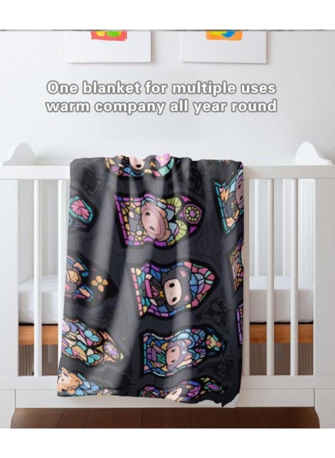 general Baby and children's cartoon flannel thin blanket (warm and comfortable, suitable for sleep, game use) 70cm*100cm - Image 3