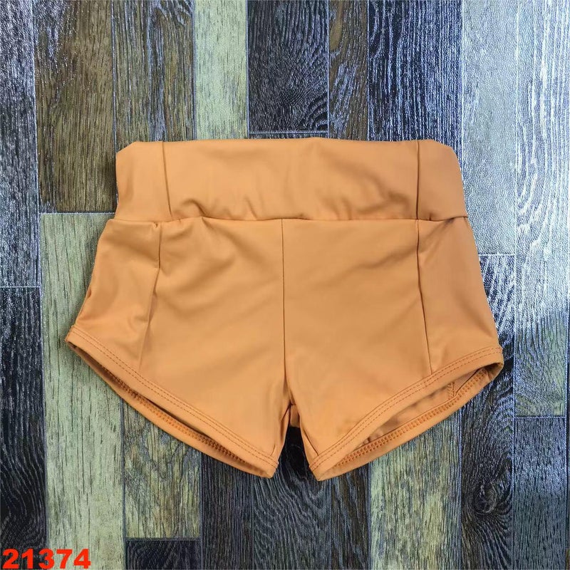 Boutique Export Infant Kidsren'S Clothing Girls Red Yoga Sports Shorts - Image 3