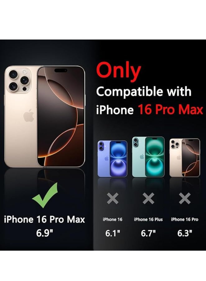 واقي شاشة زجاجي للخصوصية لهاتف iPhone 16 Pro MAX مصنوع من الزجاج المقوى - Image 3