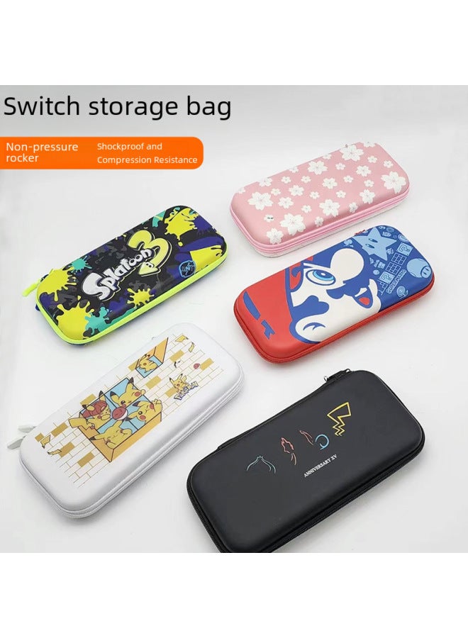 نيوترل حقيبة تخزين مناسبة لـ Nintendo Switch OLED، غطاء واقي صلب محمول بسعة كبيرة لجهاز الألعاب NS - Image 2