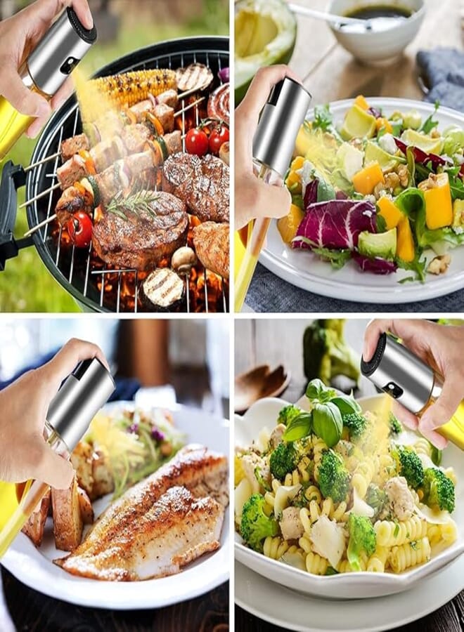Spaceshoop Kitchen Essential Oil Spray Bottle for Air Fryer, Vegetables, Vinegar, Oil, Mini Tool for Baking, Salad Decoration, BBQ, Roasting Tasks, Best Product Supplier Pegui Bell (1)