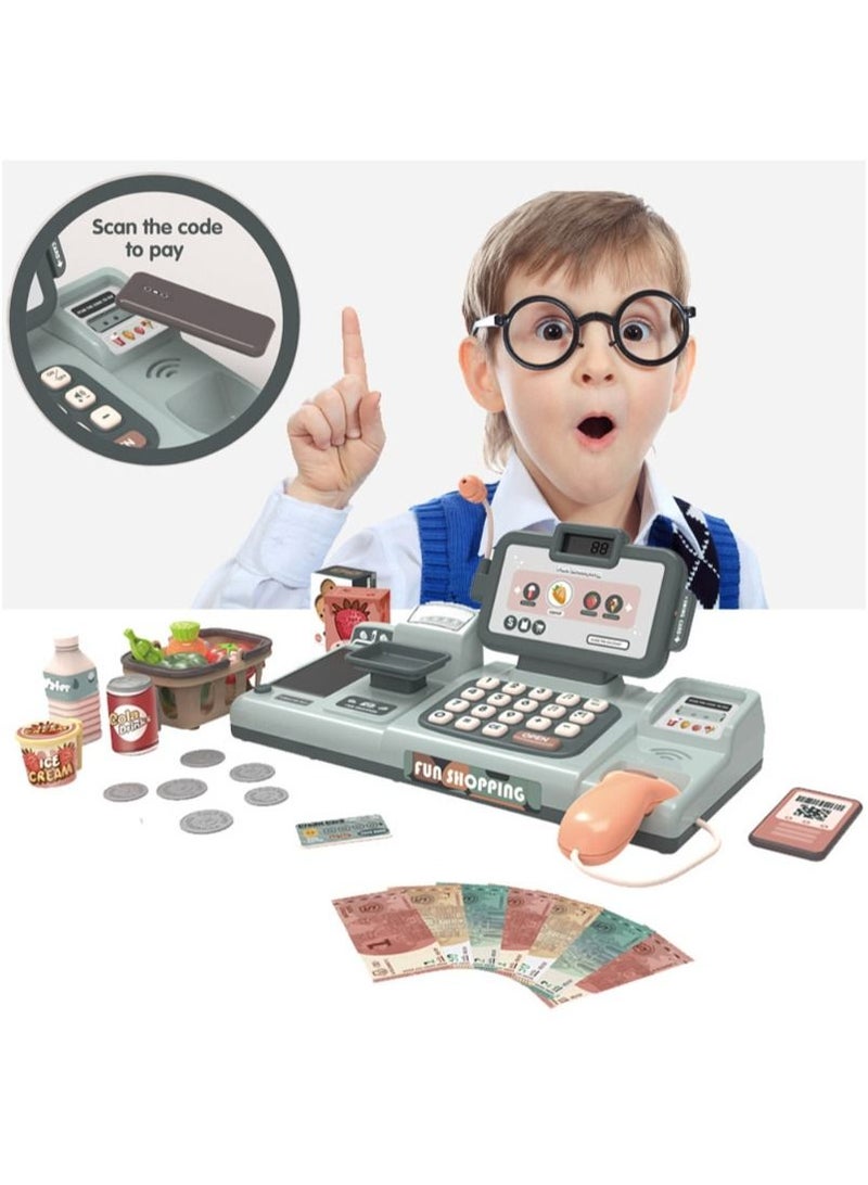 ACLIX Play Supermarket Cash Register Cashier Toys For Kids - Image 3