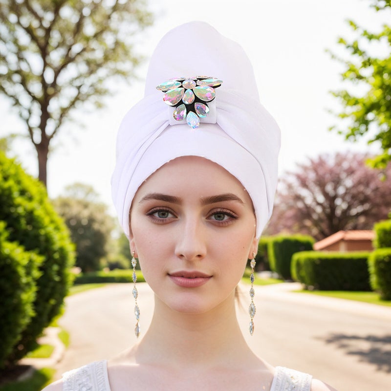 New Turban Cap Space Layer Melon Drill African Indian Hat - Image 2