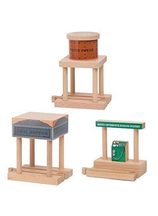 Orbrium مجموعة برج المياه أوربريوم، قادوس الفحم، محطة وقود الديزل المتوافقة مع السكك الحديدية الخشبية مع توماس، تشاجينغتون، بريو - Image 1