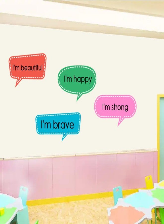 Topabel 48 Pcs Speech Bubble Cutouts,Classroom Décor 8 Inch and 6 Inch Talking Bubble Shape Cutouts for Students Home Office（Non-erasable） - Image 4