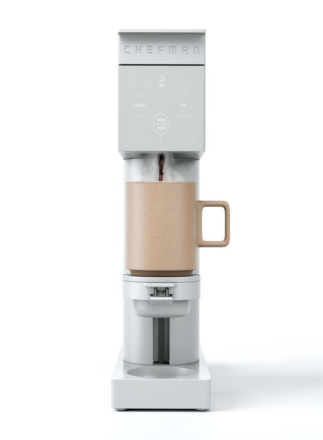 Chefman Single Serve Coffee Maker, Works with K-Cup & Grounds - Image 1