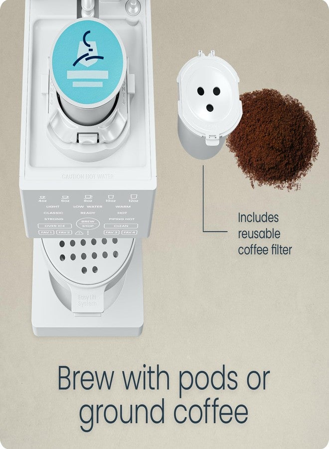 Chefman Single Serve Coffee Maker, Works with K-Cup & Grounds - Image 3