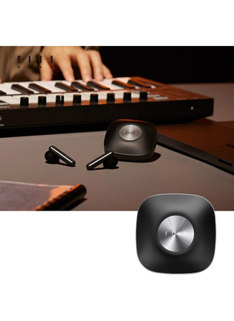 FIIL - FIIL CC Key ENC Dual Mic Fast Connection Wireless Earphones Noise Canceling Bluetooth 5.3 Support Dual Device Switching for Android Music and Game Black (English Updated Version) - Image 1