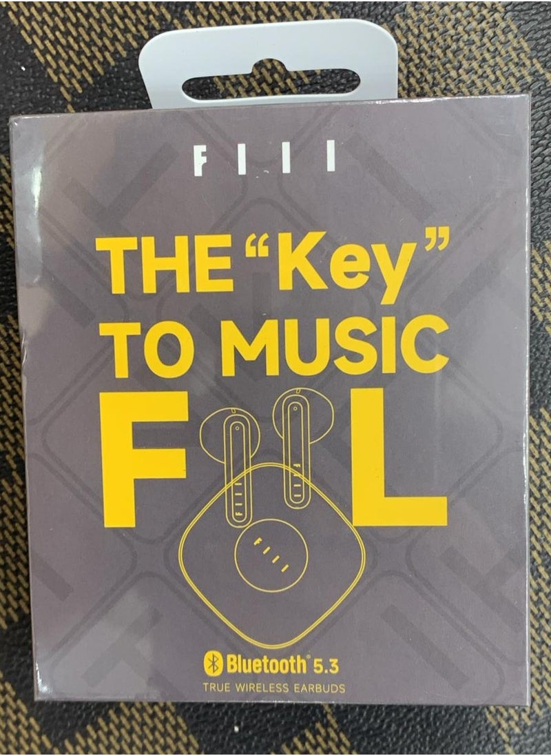 FIIL - FIIL CC Key ENC Dual Mic Fast Connection Wireless Earphones Noise Canceling Bluetooth 5.3 Support Dual Device Switching for Android Music and Game Black (English Updated Version) - Image 1