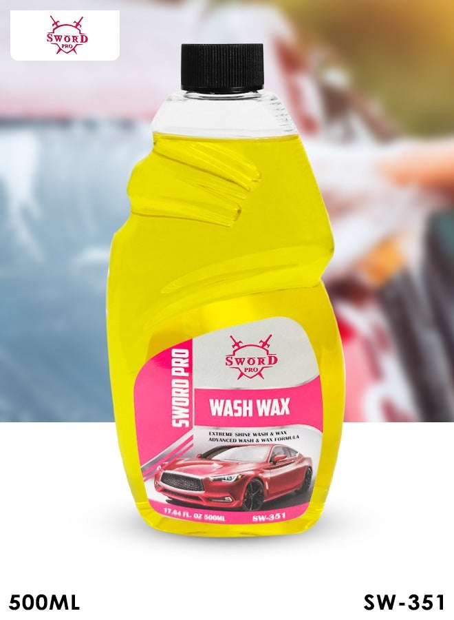 Sword Pro Extrime Shine Washing Wax 500ml Car Cleaning Shampoo SW-351 - Image 1