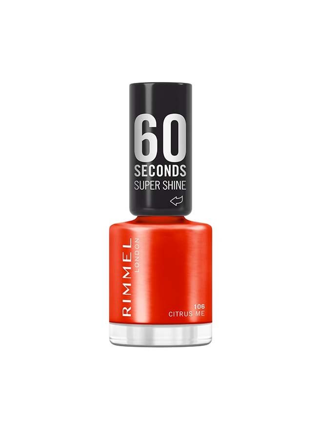 RIMMEL LONDON طلاء أظافر سوبر شاين في 60 ثانية - 106 - سيتروس مي، 8 مل - Image 2
