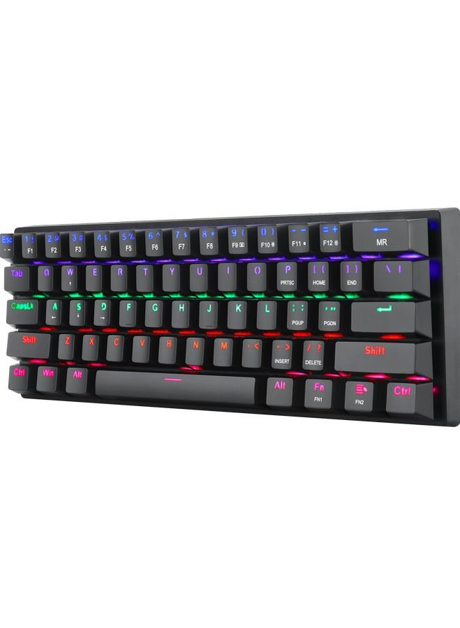 Rock Pow 61keys RGB Backlit Wired Mechanical Gaming Keyboard, Mini Keyboard, Waterproof for PC/Mac Gamer - Image 3