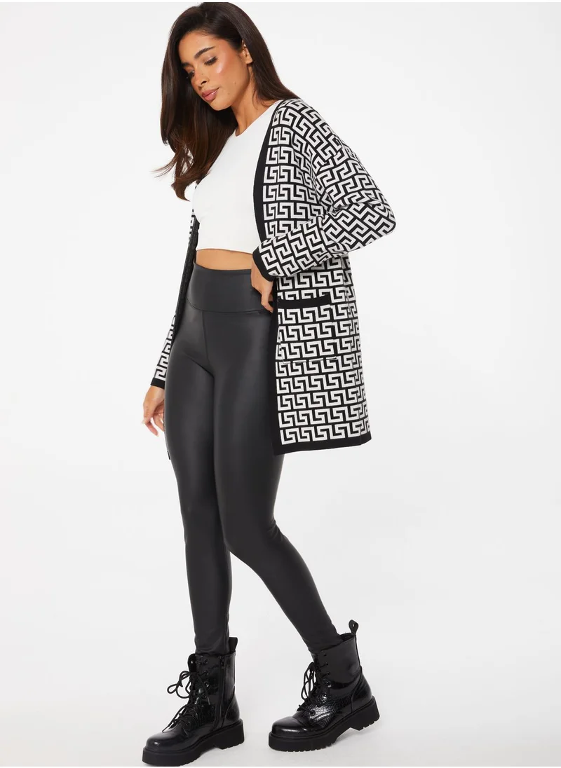 QUIZ Knitted Cardigan