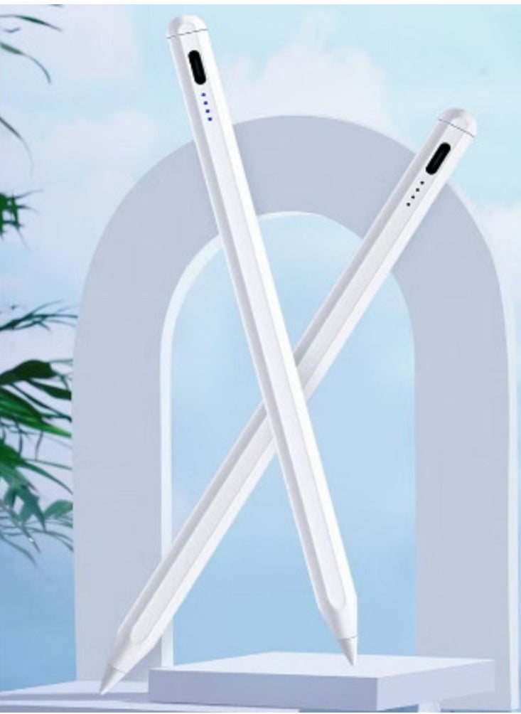 Generic - Stylus Pen for iPad 9th and 10th Gen, Apple Pencil 2nd Gen, 2X Fast Charging for iPad 2018-2023, iPad Pro Pencil 11/12.9 3/4/5, iPad Mini 5/6, iPad 6/7/8, iPad Air 3 /4/5, white - Image 1