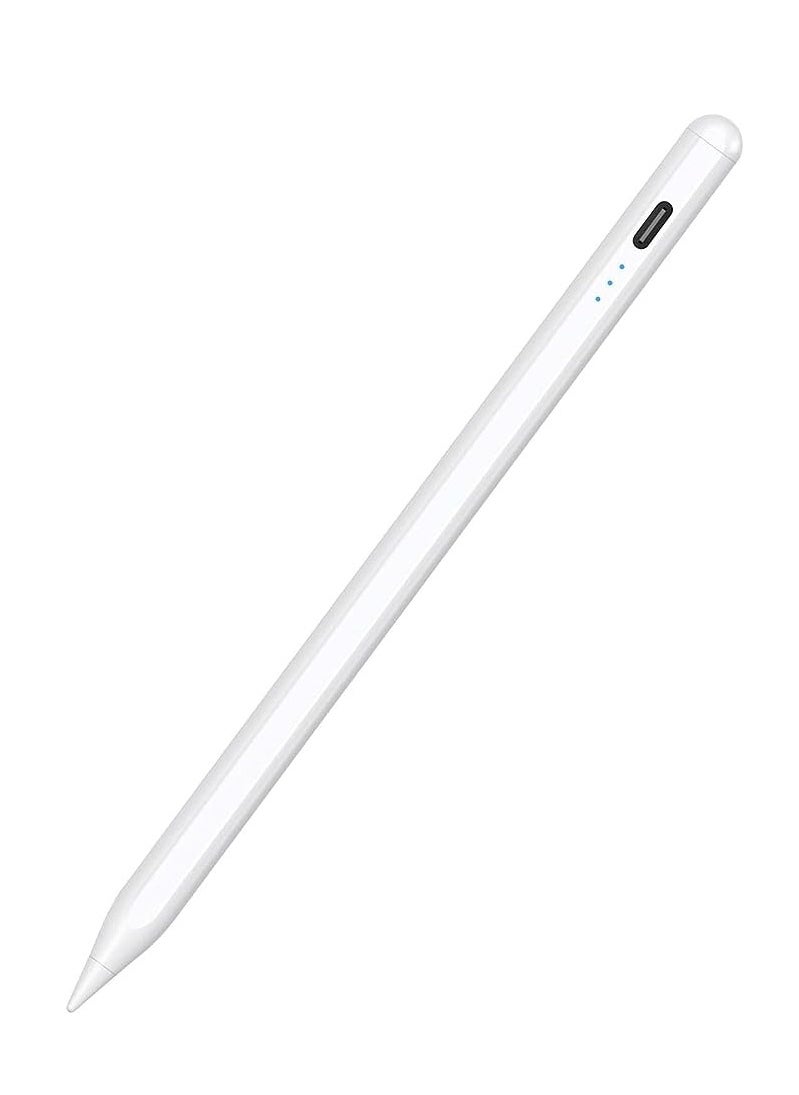 Generic - Stylus Pen for iPad 9th and 10th Gen, Apple Pencil 2nd Gen, 2X Fast Charging for iPad 2018-2023, iPad Pro Pencil 11/12.9 3/4/5, iPad Mini 5/6, iPad 6/7/8, iPad Air 3 /4/5, white - Image 1