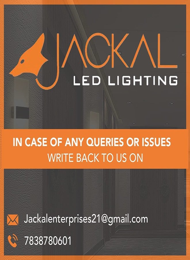 JACKAL مصباح سقف داخلي معدني LED بقوة 6 وات، لون أبيض، من جاكال | رأس إضاءة قابل للدوران بمرونة - عبوة من 3 قطع (أسود) - Image 4