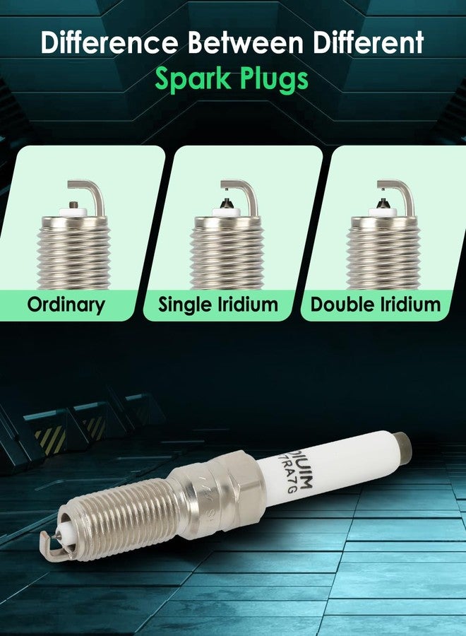 SCITOO Set of 4 iridium Spark Plugs Replacement for Nissan Altima 2013-2018, Rogue 2014-2020, 2.5L Replace 94702 - Image 4