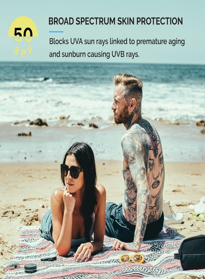 ZEUS Men's Daily Defense SPF50 Face Moisturizer for Men, Natural & Organic, Zinc Oxide Face Moisturizing Mineral Sunscreen, Hydrates & Protects Skin Against Harmful UV Rays (Made in USA) - Image 5